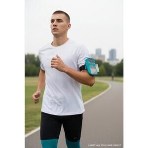 Magnetic Pouch for Cellphone Wallet Running Jogging Sports Waist Pouch HAS STAIN